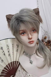 Black/Yellow Gradient Ruffle Bowknot Ouji Fashion Prince Handsome Lolita Wig